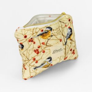 pochette artisanale tissu oiseaux