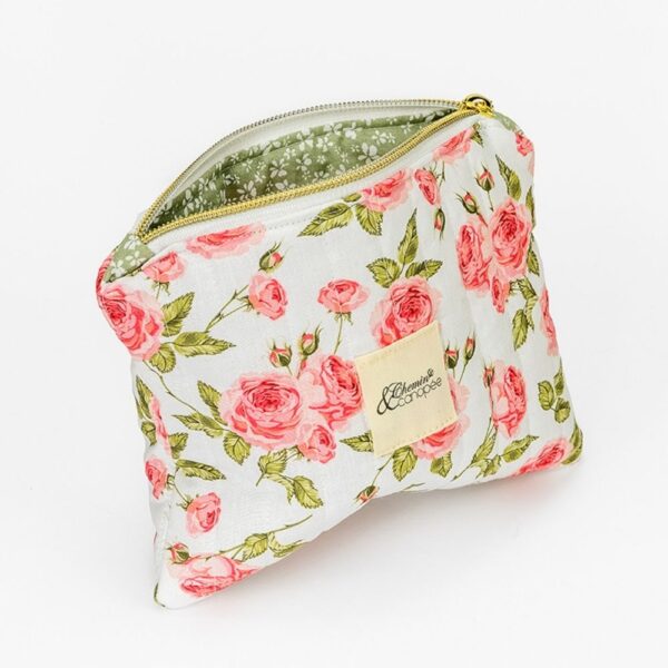 Mini trousse tissu romantique