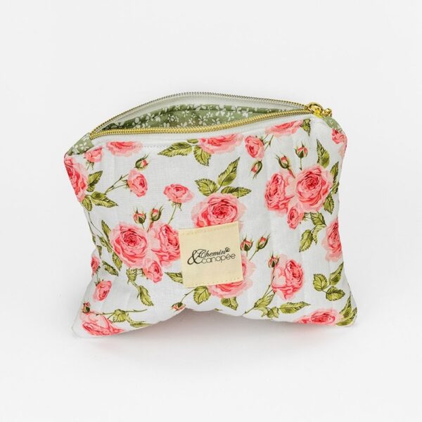 Mini trousse tissu romantique