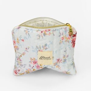 pochette artisanale fleurie