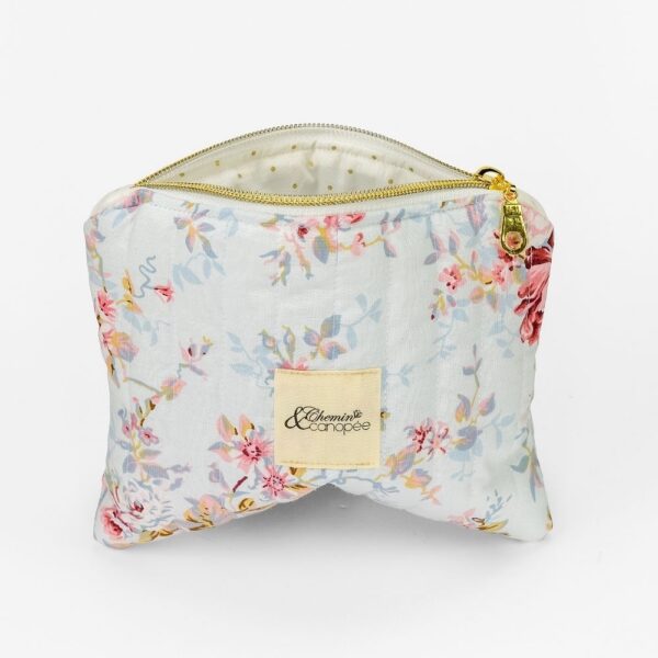 pochette artisanale fleurie