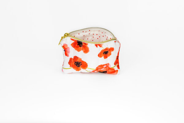 Mini Trousse - Porte-monnaie Coquelicots – Image 3