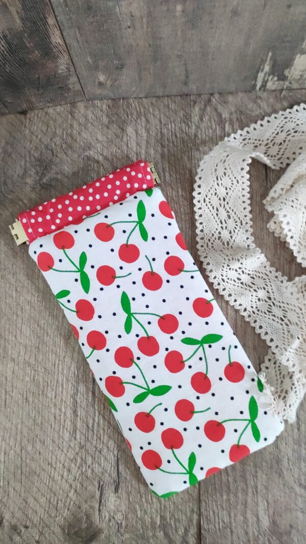 Etui à lunettes Cerise