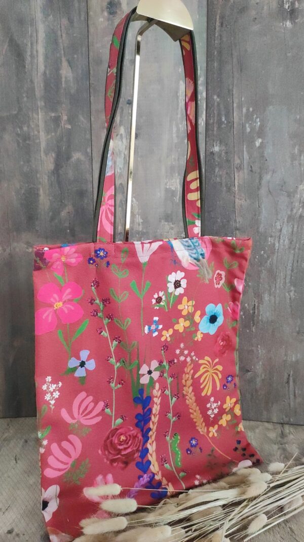 Tote bag Rouge Rêve en couleurs