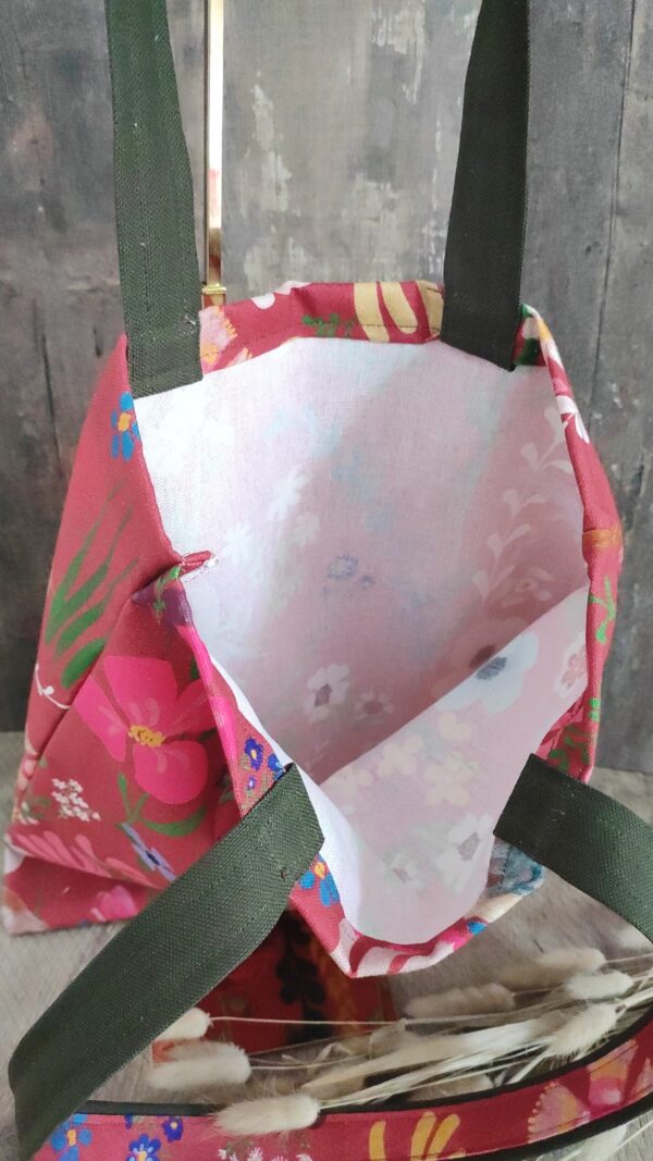 Tote bag Rouge Rêve en couleurs – Image 2