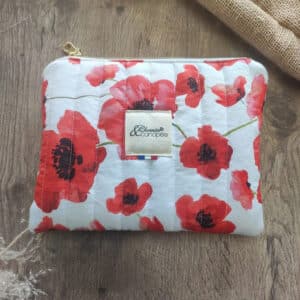 pochette coquelicots