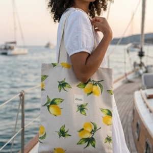 tote bag citron