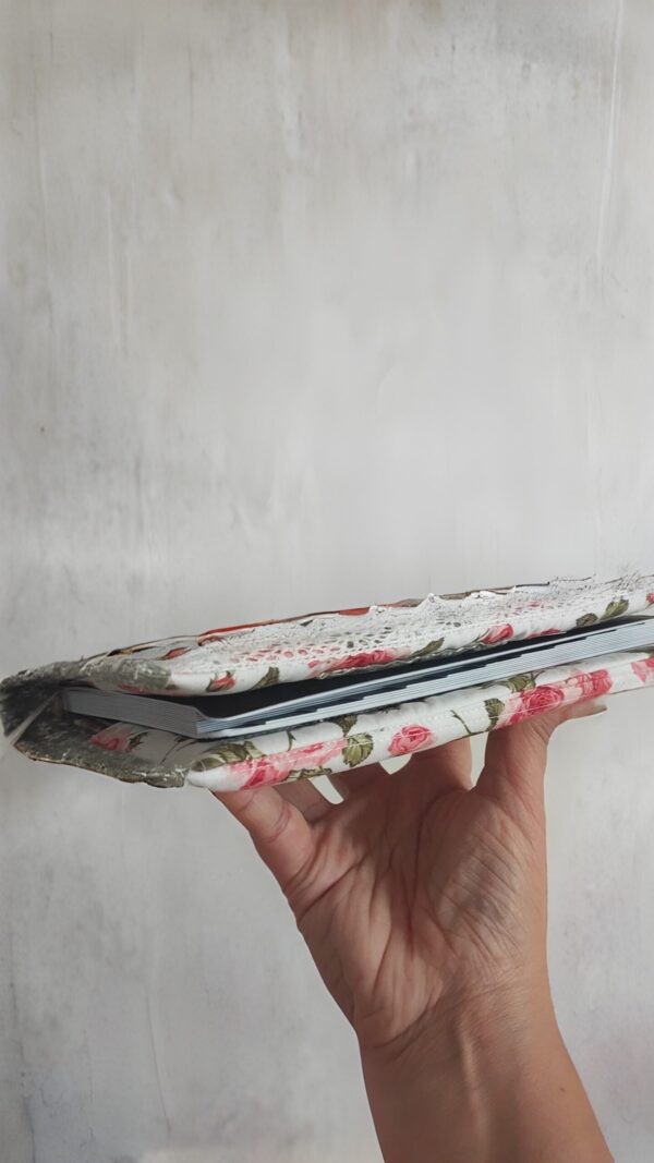 Housse agenda ou carnet A5 Roses anciennes – Image 3