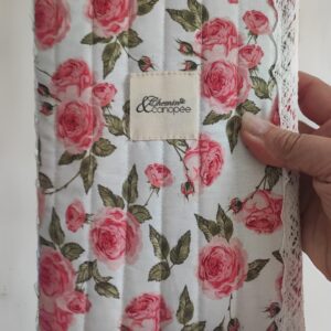 Housse agenda ou carnet A5 Roses anciennes