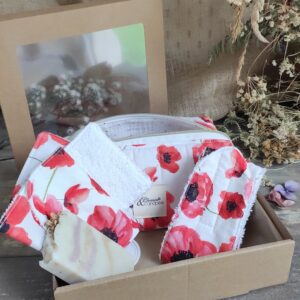 coffret toilette coquelicot