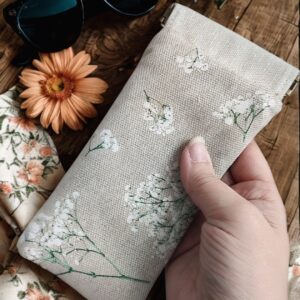 étui à lunettes gypsophile