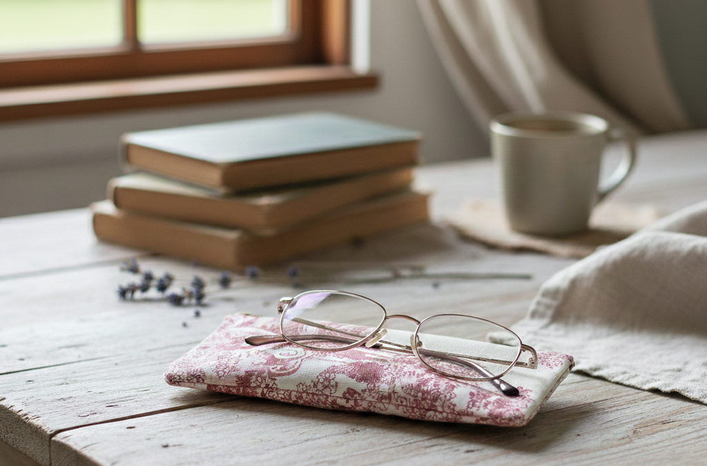Étui à lunettes fleuri artisanal : un accessoire du quotidien à offrir avec le cœur
