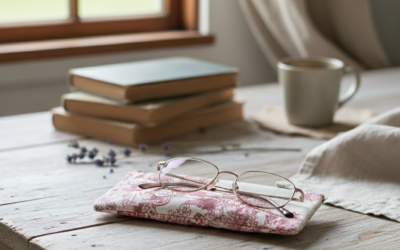 Étui à lunettes fleuri artisanal : un accessoire du quotidien à offrir avec le cœur