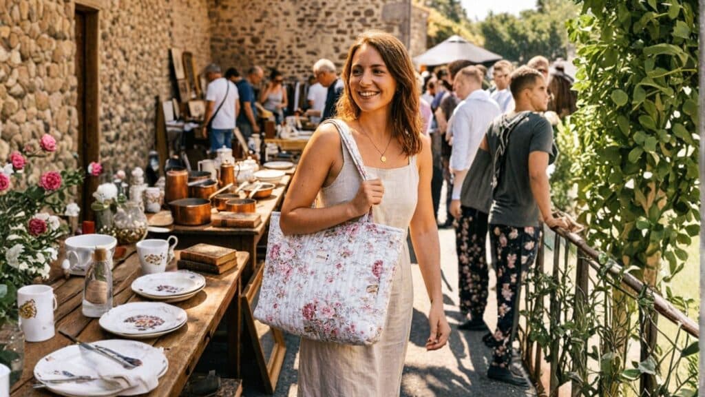 sac cottage bleu utile et durable