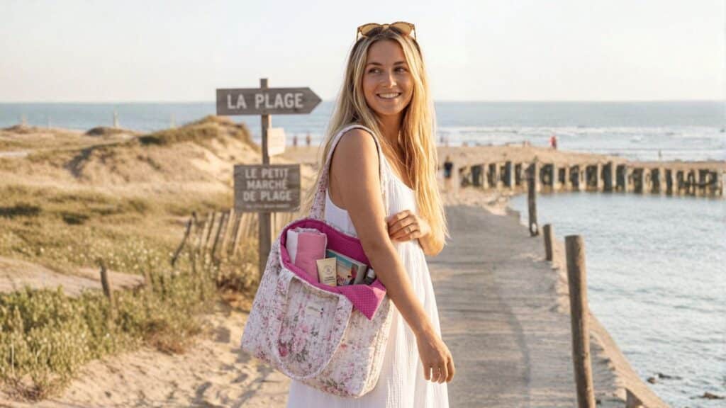 sac cottage gris durable
