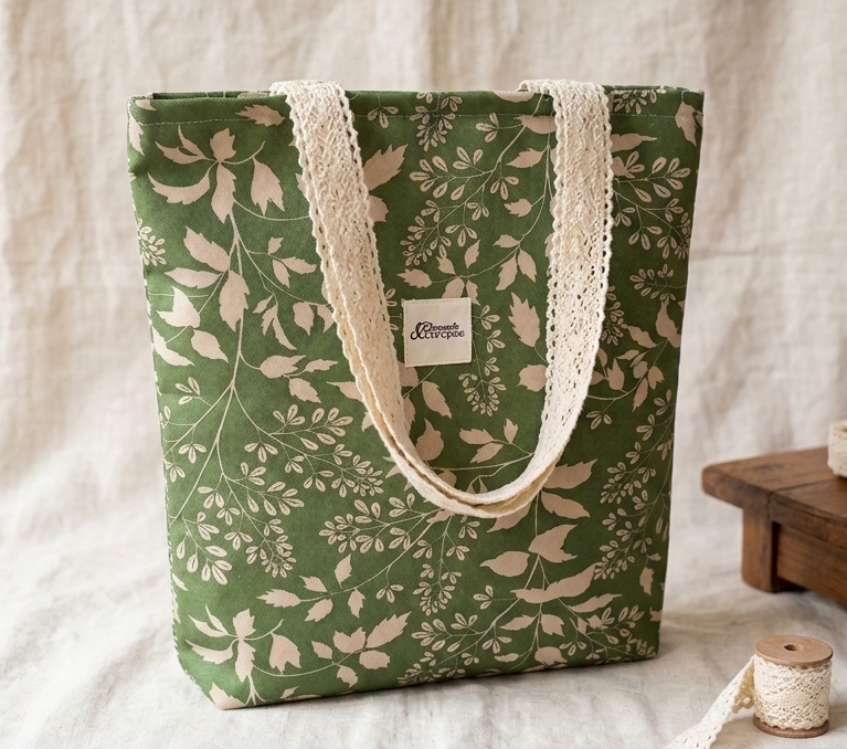 tote bag sous bois