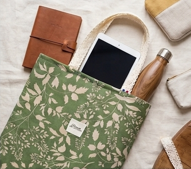 tote bag sous bois