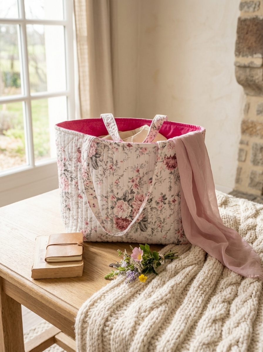 sac posé sur la table, pret à partir